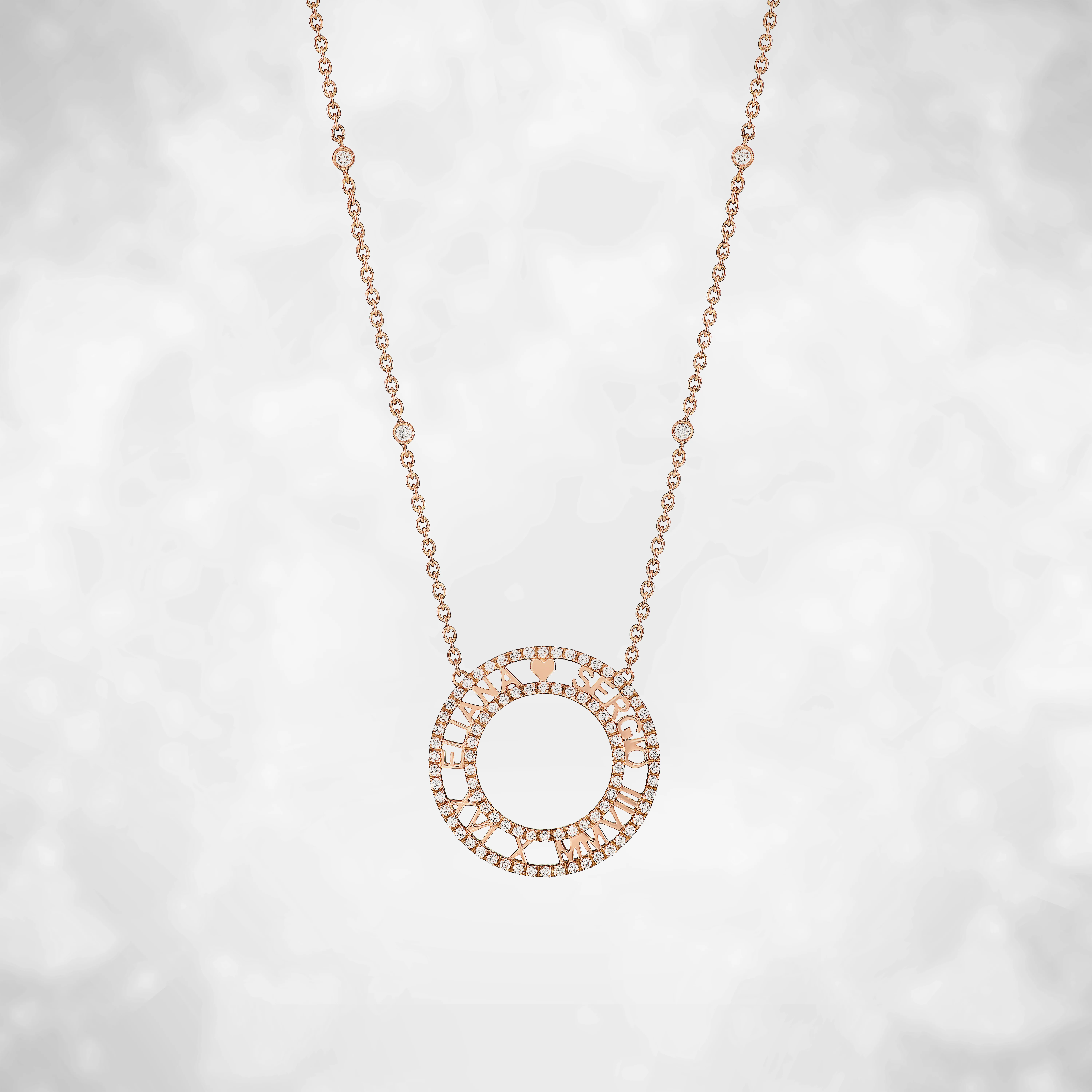 Colar Nomes Circulo