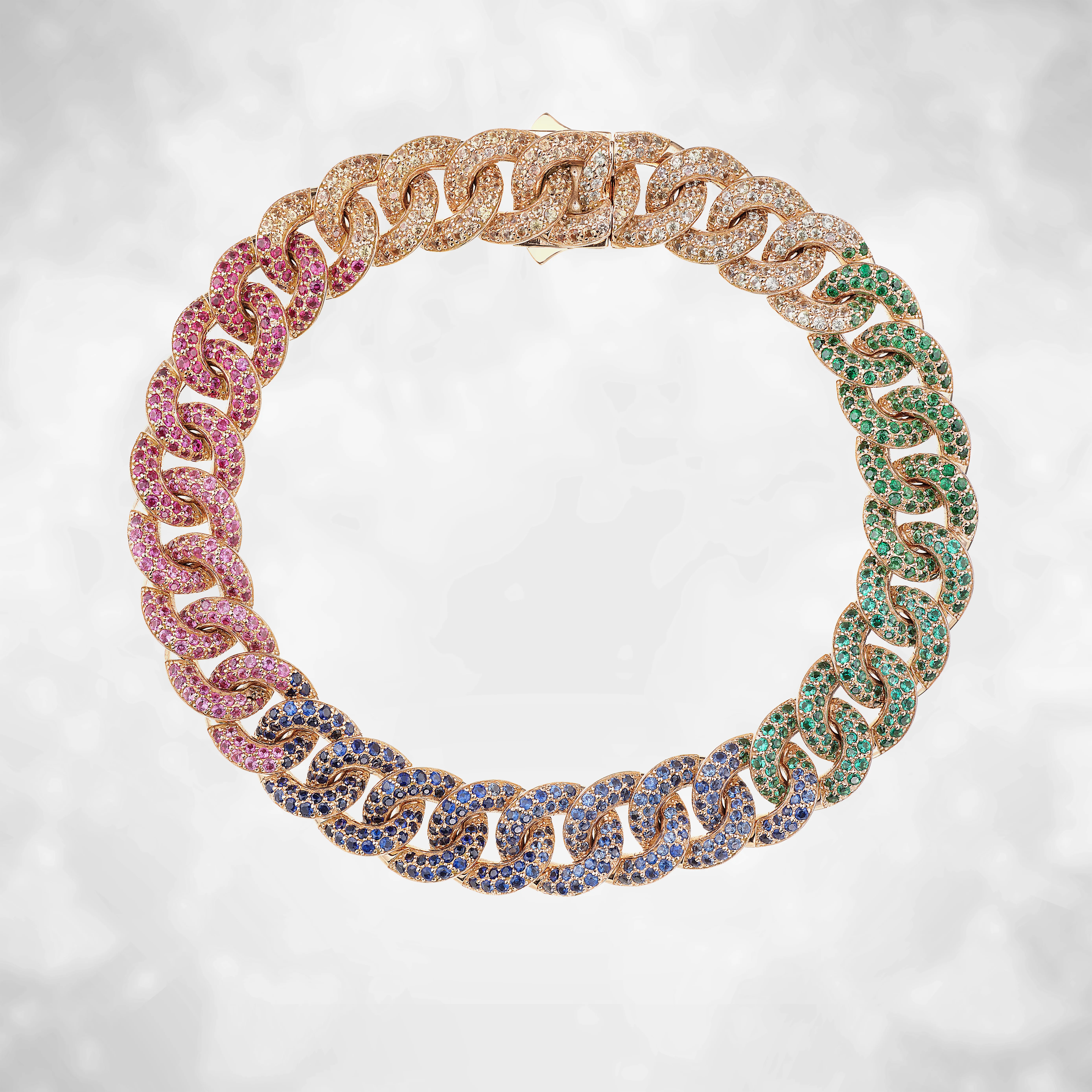 Pulseira Cuban Cores