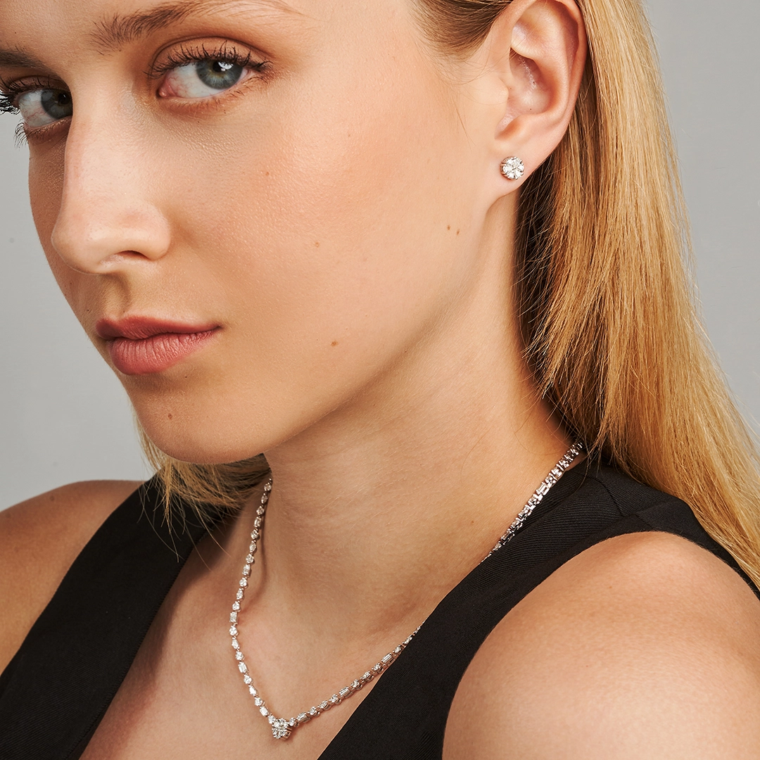 Boucles d'oreilles Pear and Shape 2 in 1