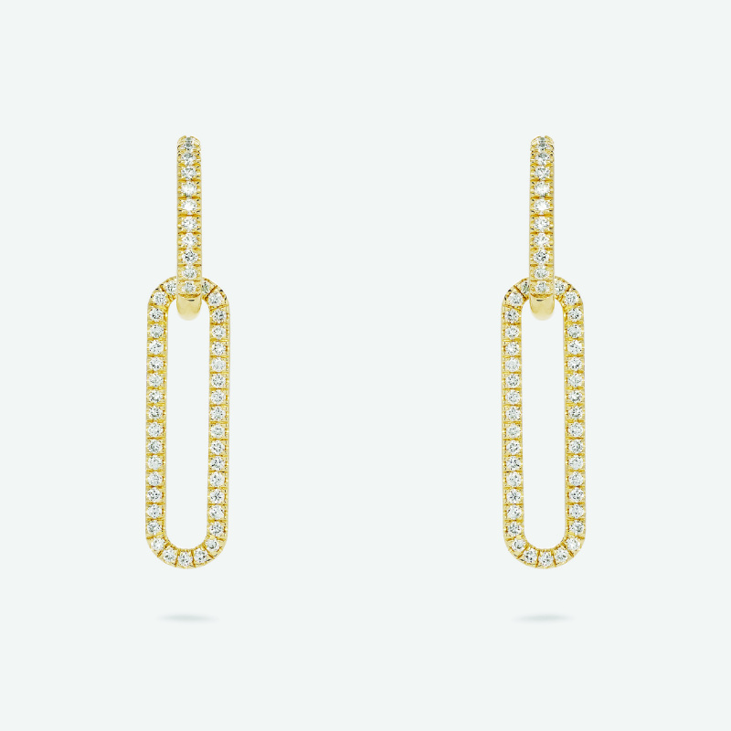 mc7e1 double link hoops earrings jewels