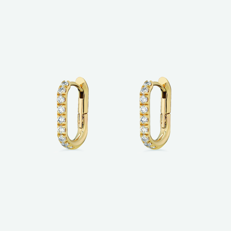mc7e2 links collection single small hoop earrings jewels