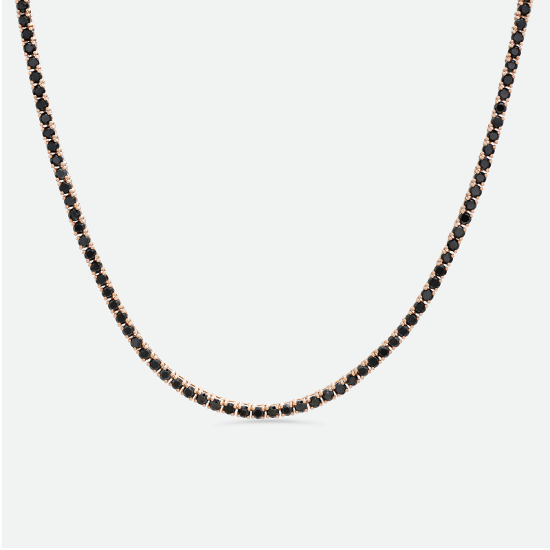 hc14nbw classic riviera necklace black and white jewels