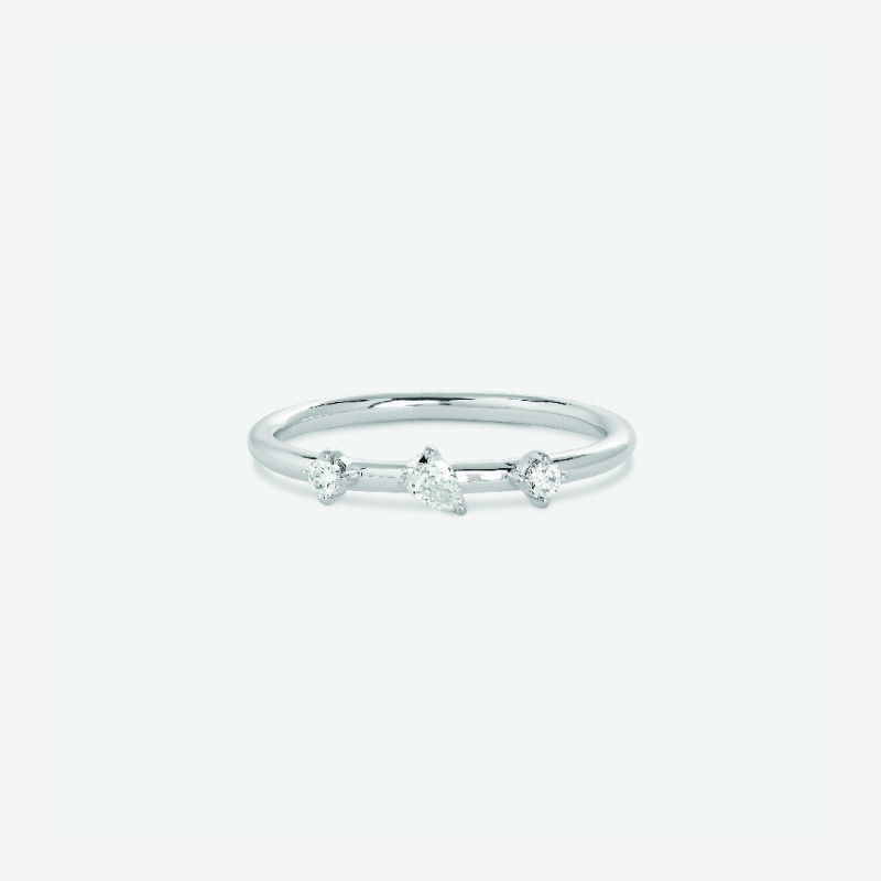 m19r1 minimal pear single ring jewels