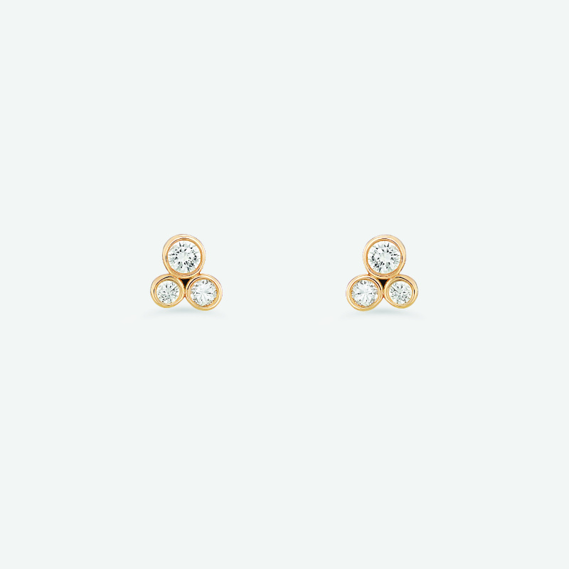 m20e3 orbital diamond stud earrings ii jewels
