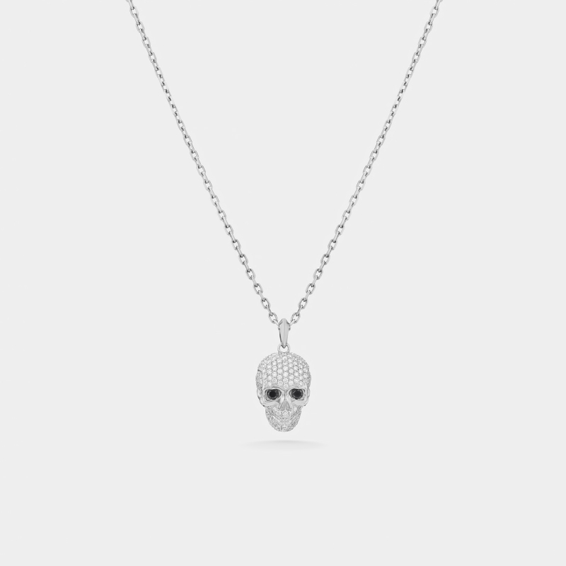 h20n1 lucky skull necklace jewels