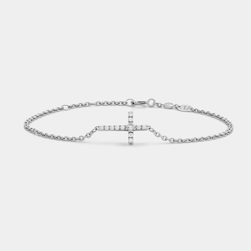 m25b2 cross charm bracelet jewels