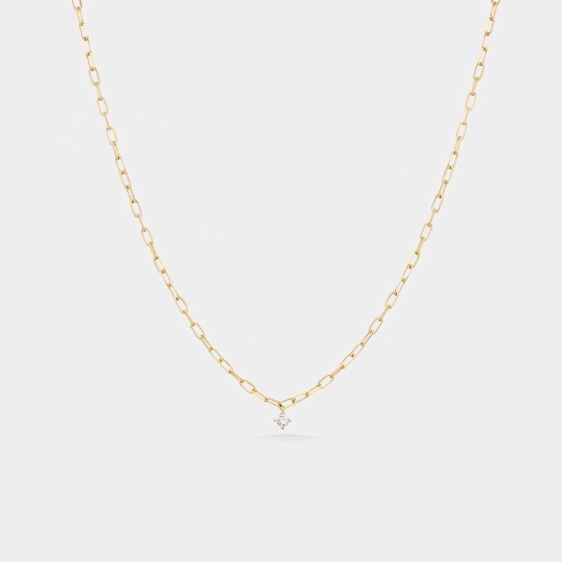 m30n4 delicate solitaire necklace jewels