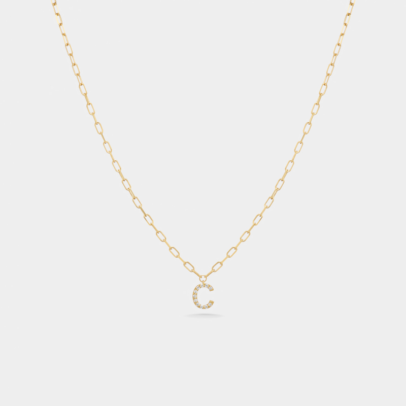m29n6 letter necklace jewels