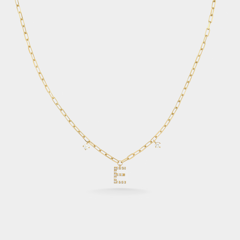 m29n8 letter 2 diamond necklace jewels