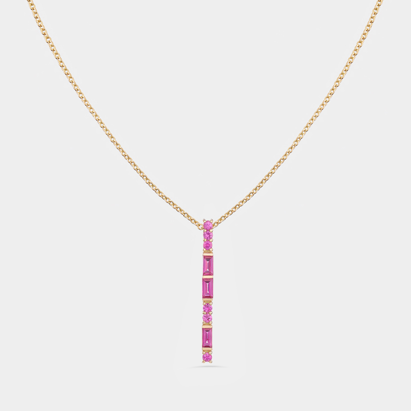 m36n1 pink luster necklace jewels
