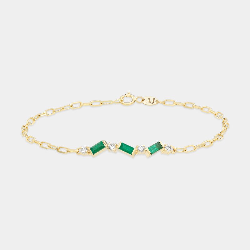 m39b allure emerald bracelet jewels