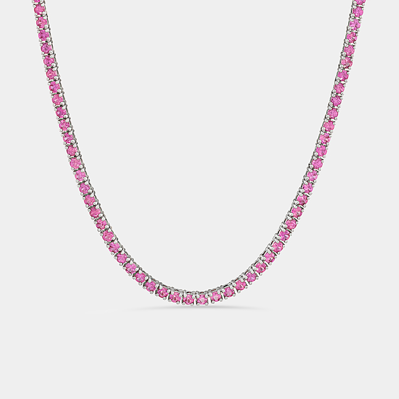 m6n4 classic riviera pink necklace jewels