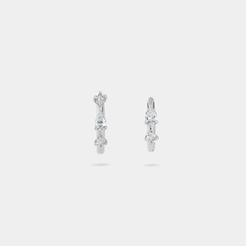 m19e5 minimal pear huggies jewels