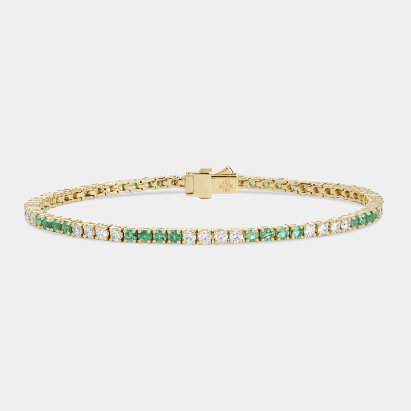 m6b5e classic riviera emerald bracelet jewels