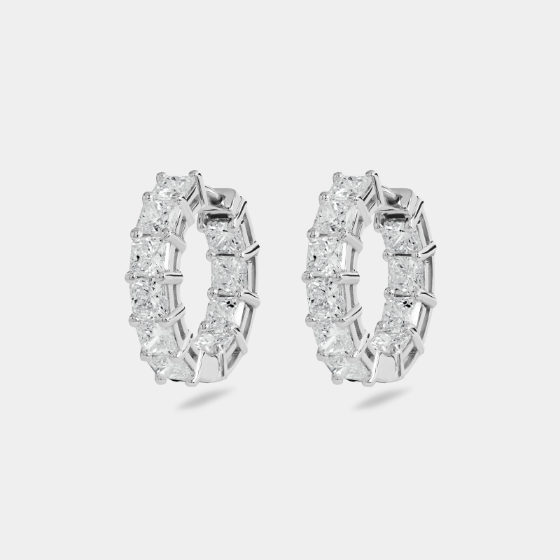 mc1rh radiant diamond hoop earrings jewels