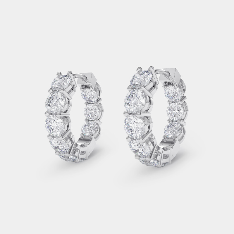mc1roh round diamond hoop earrings jewels