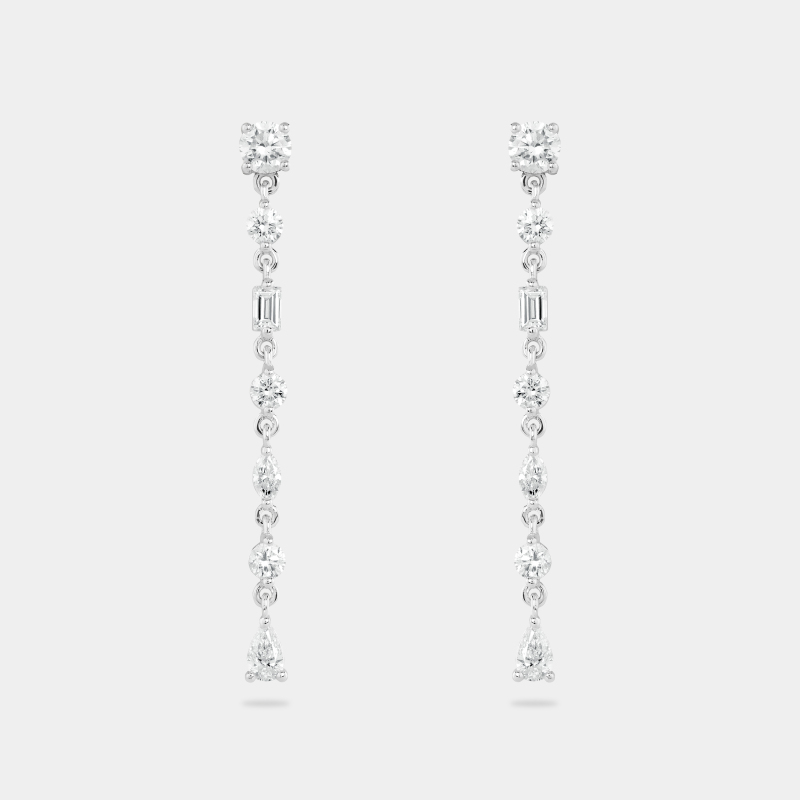 mc2e3 one row earrings jewels