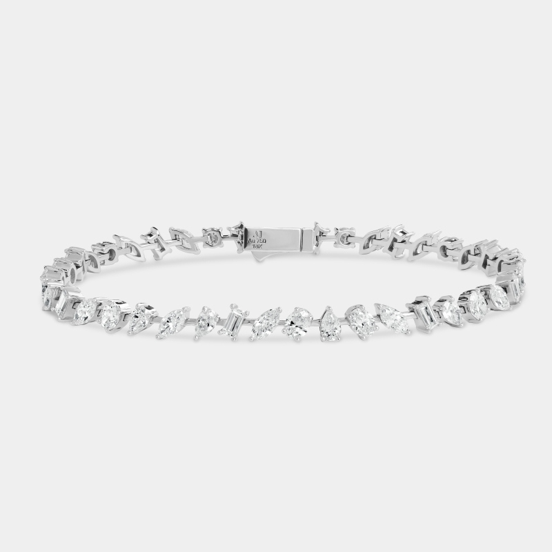 mc3b1 multi shape diamonds bracelet i jewels