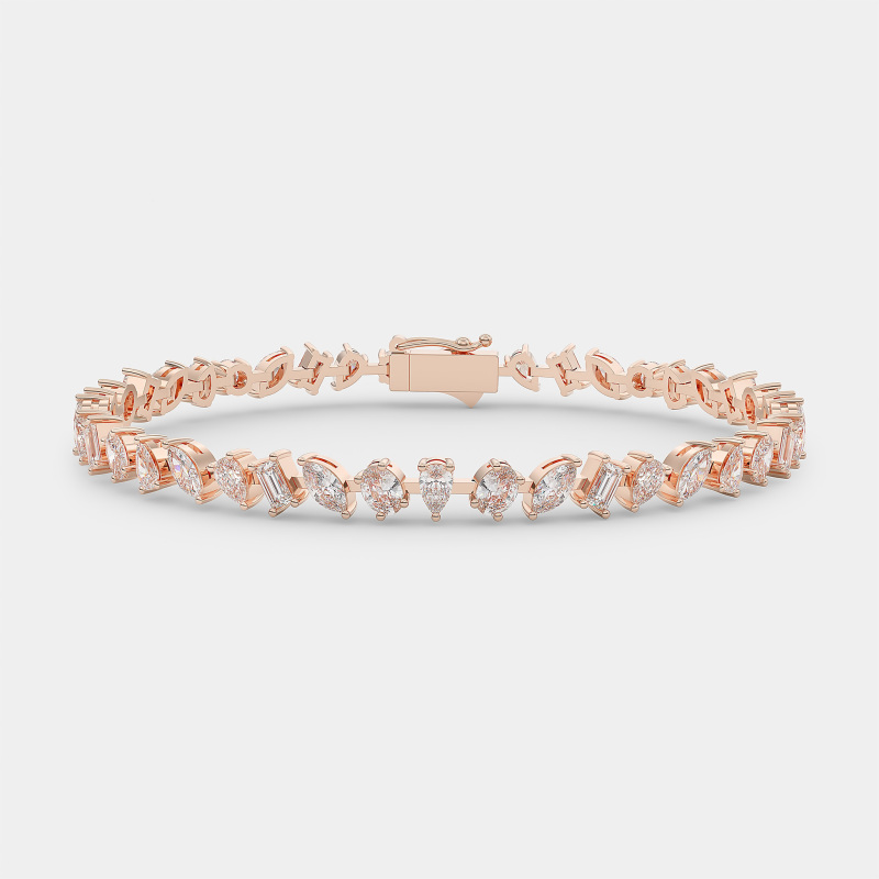 mc3b1 multi shape diamonds bracelet i jewels